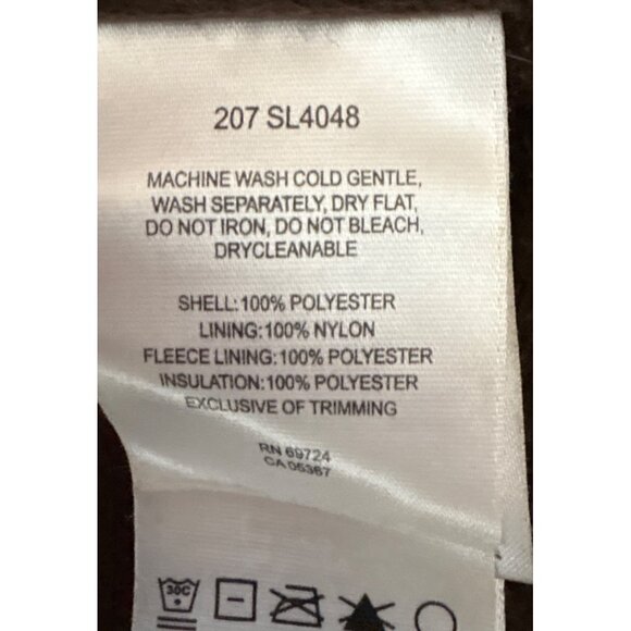 Columbia Vertex Interchange Coat Womens M Brown Winter Faux Fur Hood 3-1 Jacket - Picture 7 of 13